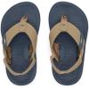 imageREEF Boys Little Santa Ana FlipFlopNavyKhaki