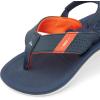 imageREEF Boys Little Santa Ana FlipFlopNavyWhiteOrange