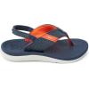 imageREEF Boys Little Santa Ana FlipFlopNavyWhiteOrange