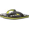 imageREEF Kids Ahi UnisexChild Beach Flip Flop Soft Cushion Footbed Water FriendlyBlack Shark Teeth