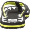 imageREEF Kids Ahi UnisexChild Beach Flip Flop Soft Cushion Footbed Water FriendlyBlack Shark Teeth
