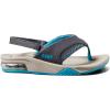 imageREEF Kids Boys Sandals Little FanningGreyAquaOak