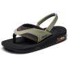 imageREEF Kids Boys Sandals Little FanningOliveSudan