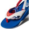imageREEF Kids Boys Sandals Little FanningRed White and Blue
