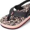 imageREEF Little Ahi UnisexChild Beach Flip Flop Soft Cushion Footbed Water Friendly BackstrapFloral Cheetah