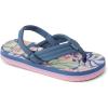 imageREEF Little Ahi UnisexChild Beach Flip Flop Soft Cushion Footbed Water Friendly BackstrapIndigo Tropical