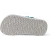 imageREEF Little Ahi UnisexChild Beach Flip Flop Soft Cushion Footbed Water Friendly BackstrapLight Blue Palm