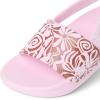 imageREEF ToddlerLittle Kid One Slide Sandal Lightweight ampamp Water Friendly BackstrapPink Modern Floral
