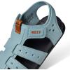 imageREEF ToddlerLittle Kid Water Beachy Fisherman Sandal Water Friendly Adjustable Velcro Strap Closed ToeEther Blue
