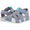 imageREEF ToddlerLittle Kid Water Beachy Fisherman Sandal Water Friendly Adjustable Velcro Strap Closed ToeOakGreyAqua