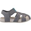 imageREEF ToddlerLittle Kid Water Beachy Fisherman Sandal Water Friendly Adjustable Velcro Strap Closed ToeOakGreyAqua