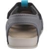 imageREEF ToddlerLittle Kid Water Beachy Fisherman Sandal Water Friendly Adjustable Velcro Strap Closed ToeOakGreyAqua