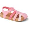 imageREEF ToddlerLittle Kid Water Beachy Fisherman Sandal Water Friendly Adjustable Velcro Strap Closed ToePink Mix