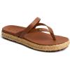 imageREEF Womens Vista Carmen Sandal Vegan Leather Strap Cushion FootbedCocoa