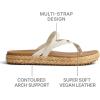 imageREEF Womens Vista Carmen Sandal Vegan Leather Strap Cushion FootbedWhisper White