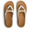 imageREEF Womens Vista Carmen Sandal Vegan Leather Strap Cushion FootbedWhisper White