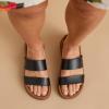 imageREEF Womens Vista Luxe Thea Platform Sandal Vegan Leather Strap Ultra Cushion FootbedBlackTan