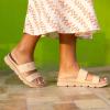 imageREEF Womens Vista Luxe Thea Platform Sandal Vegan Leather Strap Ultra Cushion FootbedOasis