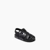 imageREEF ToddlerLittle Kid Water Beachy Fisherman Sandal Water Friendly Adjustable Velcro Strap Closed ToeBlack