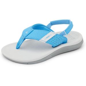 imageREEF Boys Little Santa Ana FlipFlopLight BlueLight Grey