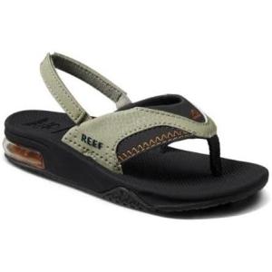 imageREEF Kids Boys Sandals Little FanningOliveSudan
