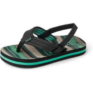 imageREEF Little Ahi UnisexChild Beach Flip Flop Soft Cushion Footbed Water Friendly BackstrapBlanket Stripe