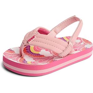 imageREEF Little Ahi UnisexChild Beach Flip Flop Soft Cushion Footbed Water Friendly BackstrapRainbows and Clouds