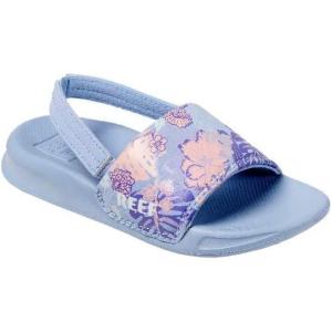 imageREEF ToddlerLittle Kid One Slide Sandal Lightweight ampamp Water Friendly BackstrapLavender Lei