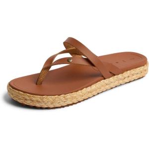 imageREEF Womens Vista Carmen Sandal Vegan Leather Strap Cushion FootbedCocoa