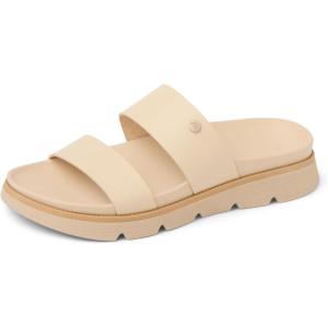 imageREEF Womens Vista Luxe Thea Platform Sandal Vegan Leather Strap Ultra Cushion FootbedOasis