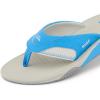 imageREEF Kids Fanning Flip Flop Arch Support Durable Outsole Water FriendlyLight GreyLight Blue