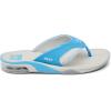 imageREEF Kids Fanning Flip Flop Arch Support Durable Outsole Water FriendlyLight GreyLight Blue