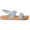 imageREEF Kids Water Vista Platform Sandal Water Friendly Adjustable Velcro StrapDusty Blue