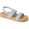 imageREEF Kids Water Vista Platform Sandal Water Friendly Adjustable Velcro StrapDusty Blue