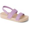 imageREEF Kids Water Vista Platform Sandal Water Friendly Adjustable Velcro StrapLavender
