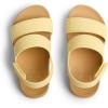 imageREEF Kids Water Vista Platform Sandal Water Friendly Adjustable Velcro StrapPale Banana