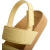 imageREEF Kids Water Vista Platform Sandal Water Friendly Adjustable Velcro StrapPale Banana