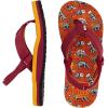 imageREEF Little Ahi UnisexChild Beach Flip Flop Soft Cushion Footbed Water Friendly BackstrapRed Dino