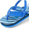 imageREEF Little Ahi UnisexChild Beach Flip Flop Soft Cushion Footbed Water Friendly BackstrapRoyal Stripe
