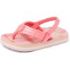 imageREEF Little Ahi UnisexChild Beach Flip Flop Soft Cushion Footbed Water Friendly BackstrapPink Plaid