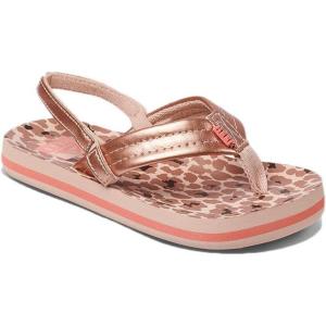 imageREEF Little Ahi UnisexChild Beach Flip Flop Soft Cushion Footbed Water Friendly BackstrapCheetah