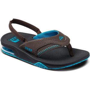 imageREEF Little Ahi UnisexChild Beach Flip Flop Soft Cushion Footbed Water Friendly BackstrapZebra
