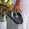 imageREEF Cushion Breeze Womens Flip Flop Ultra Soft Cushion Footbed Arch SupportDusty Blue