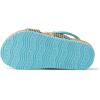 imageREEF Girls Little Cushion Vista Slide SandalBlue Raffia