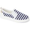 imageREEF Womens Neptune Elyse Slip On Shoe Lightweight Soft ampamp Breathable Knit Upper Cushion FootbedNavyWhite Stripe