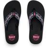 imageREEF Womens Sandy FlipFlopBlack Neon