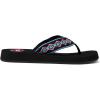 imageREEF Womens Sandy FlipFlopBlack Neon