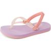 imageREEF ToddlerLittle Kid Charming Flip Flop Super Lightweight and Soft Footbed Thin Strap Beach Sandal with Backstrap LavenderCoral 3