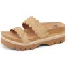 imageREEF Womens Cushion Vista Higher SlideScalloped Tan