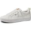 imageREEF Womens Lay Day Dawn Shoe Premium Leather Cushion FootbedWhite Leather